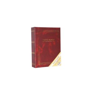 Rabsev 13x18cm 100 Fotoğraf Kapasiteli Ciltbezli Lüks Fotoğraf Albümü Bordo