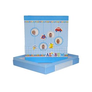 Rabsev 10x18cm 180 Fotoğraf Kapasiteli Lüks Kutulu Bebek Fotoğraf Albümü Rs63603-m