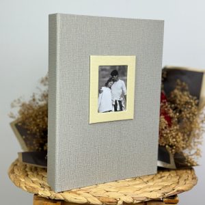 Rabsev 13x18cm 200 Fotoğraf Kapasiteli Lüks Çerçeveli Koton Fotoğraf Albümü
