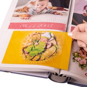 Rabsev Rs038 Fotoğraf Albümü 10x15cm 200'lük Kutulu Nostaji Araç Desenli Lüx Albüm Hatıra Not Ekleme Gri - Görsel 5