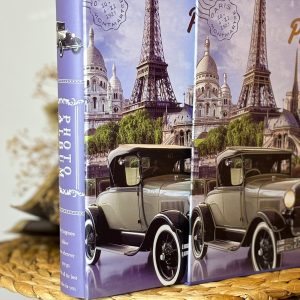 Rabsev Rs038 Fotoğraf Albümü 10x15cm 200'lük Kutulu Nostaji Araç Desenli Lüx Albüm Hatıra Not Ekleme Gri - Görsel 7