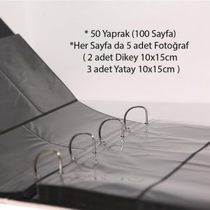 Alternative view of Rabsev 10x15cm 500 Fotoğraf Kapasiteli Lüks Koton Fotoğraf Albümü