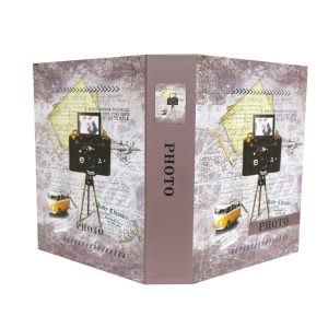 Rabsev Fotoğraf Albümü 10x15cm 200 Fotoğraf Kapasiteli Kamera Desenli Anı Albümü - Görsel 4