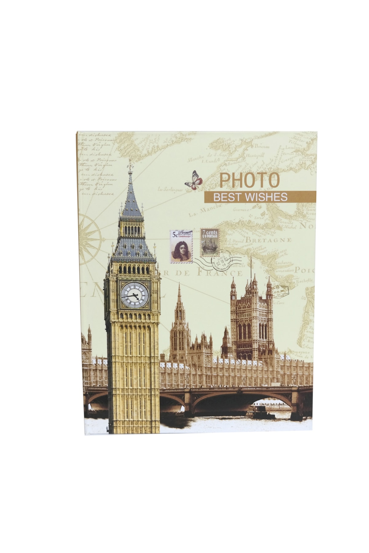 Rabsev Fotoğraf Albümü 10x15cm 200 Fotoğraf Kapasiteli Saat Kulesi Desenli Anı Albümü - Görsel 4