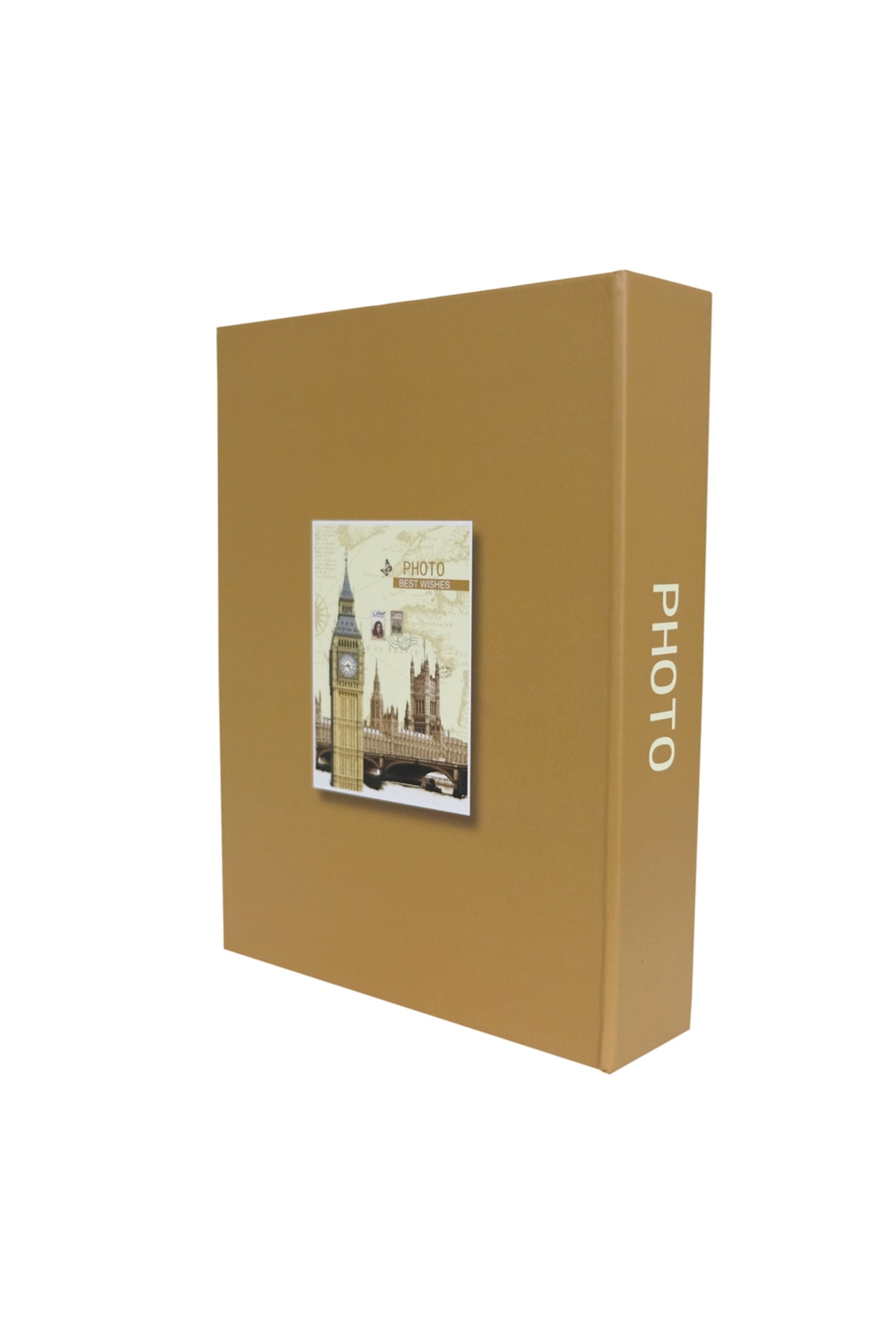 Rabsev Fotoğraf Albümü 10x15cm 200 Fotoğraf Kapasiteli Saat Kulesi Desenli Anı Albümü - Görsel 5