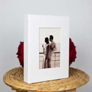 Rabsev 15x21cm 200 Fotoğraf Kapasiteli Lüks Pencereli Deri Fotoğraf Albümü