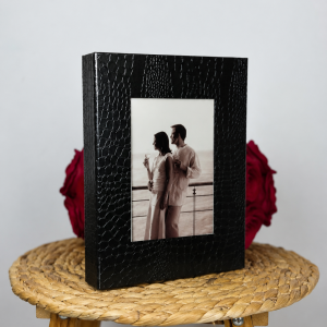 Rabsev 15x21cm 200 Fotoğraf Kapasiteli Lüks Pencereli Deri Fotoğraf Albümü