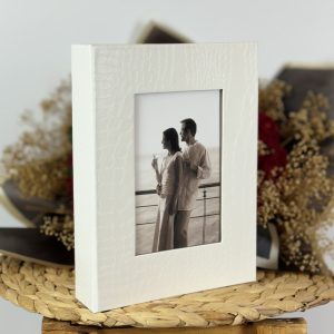 Rabsev 10x15cm 200 Fotoğraf Kapasiteli Lüks Pencereli Deri Fotoğraf Albümü