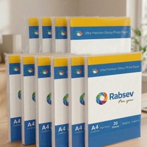 Rabsev Fotoğraf Kağıdı A4 Parlak 260GR ( 10 Paket 200 Adet )