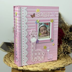 Rabsev RS031 Kutulu Bebek Fotoğraf Albümü 10x15 cm 200 Fotoğraf Kapasiteli Lüks Anı Albümü